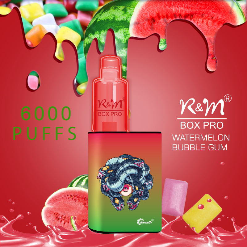 R&M Box Pro 6000 Puffs Airfow Air Europe Europe Vapeable Vape