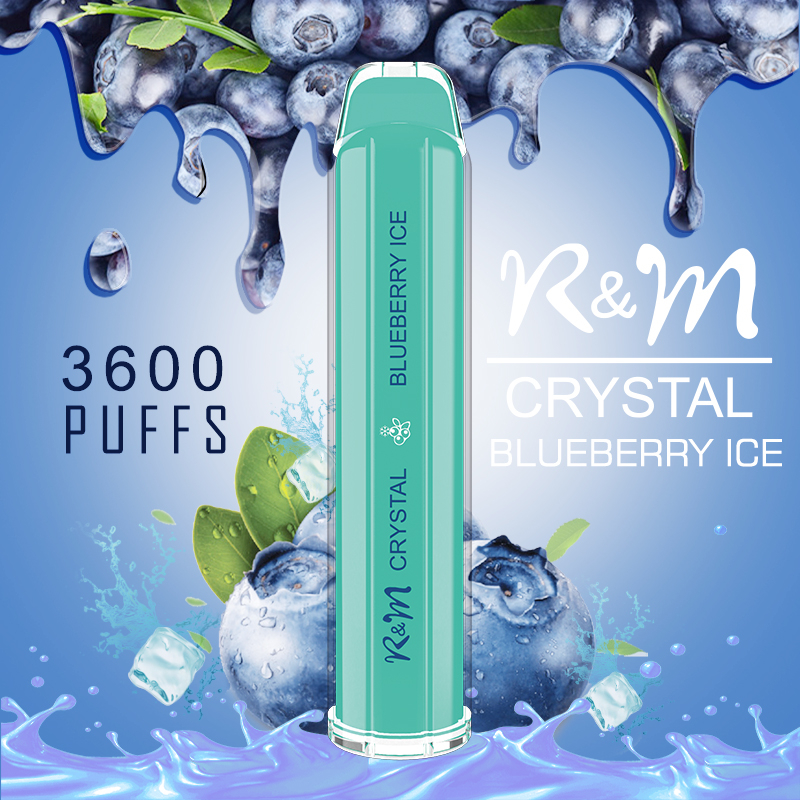 R&M Crystal 3600 Puffs Hyde 3300 Vape | Blueberry Ice