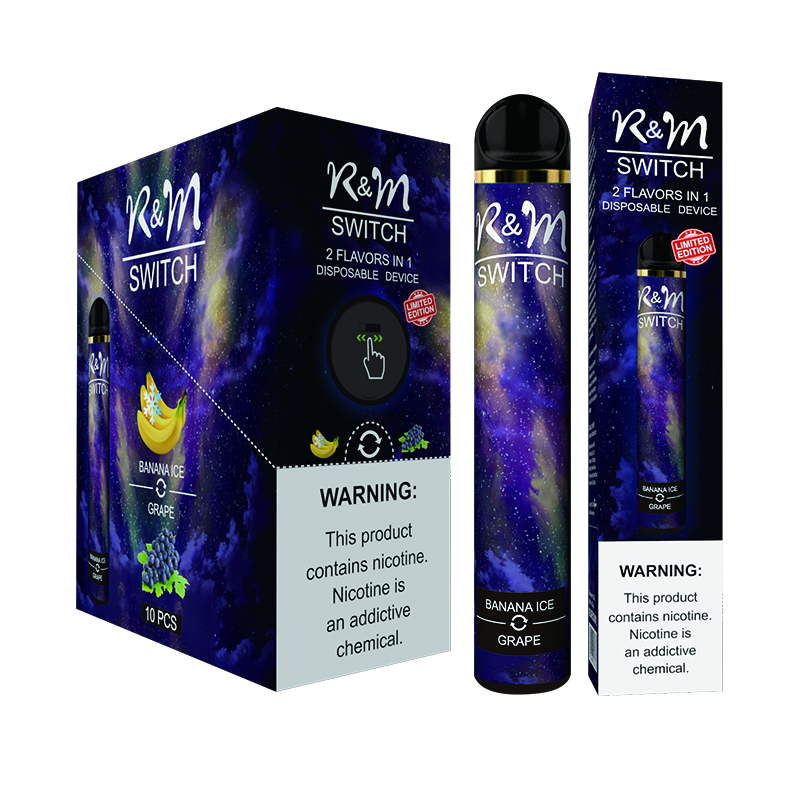Commutateur R & M (Double Saveurs) 2000 Puffs Vape jetable