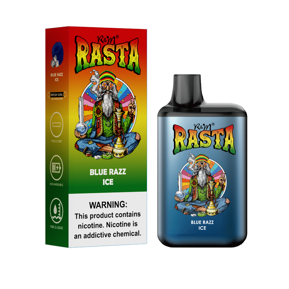 Cigarette électronique en gros originale Bar elfe personnalisée Bar 5500 Puffs R&M Rasta Limited Edition Disposable Disposable