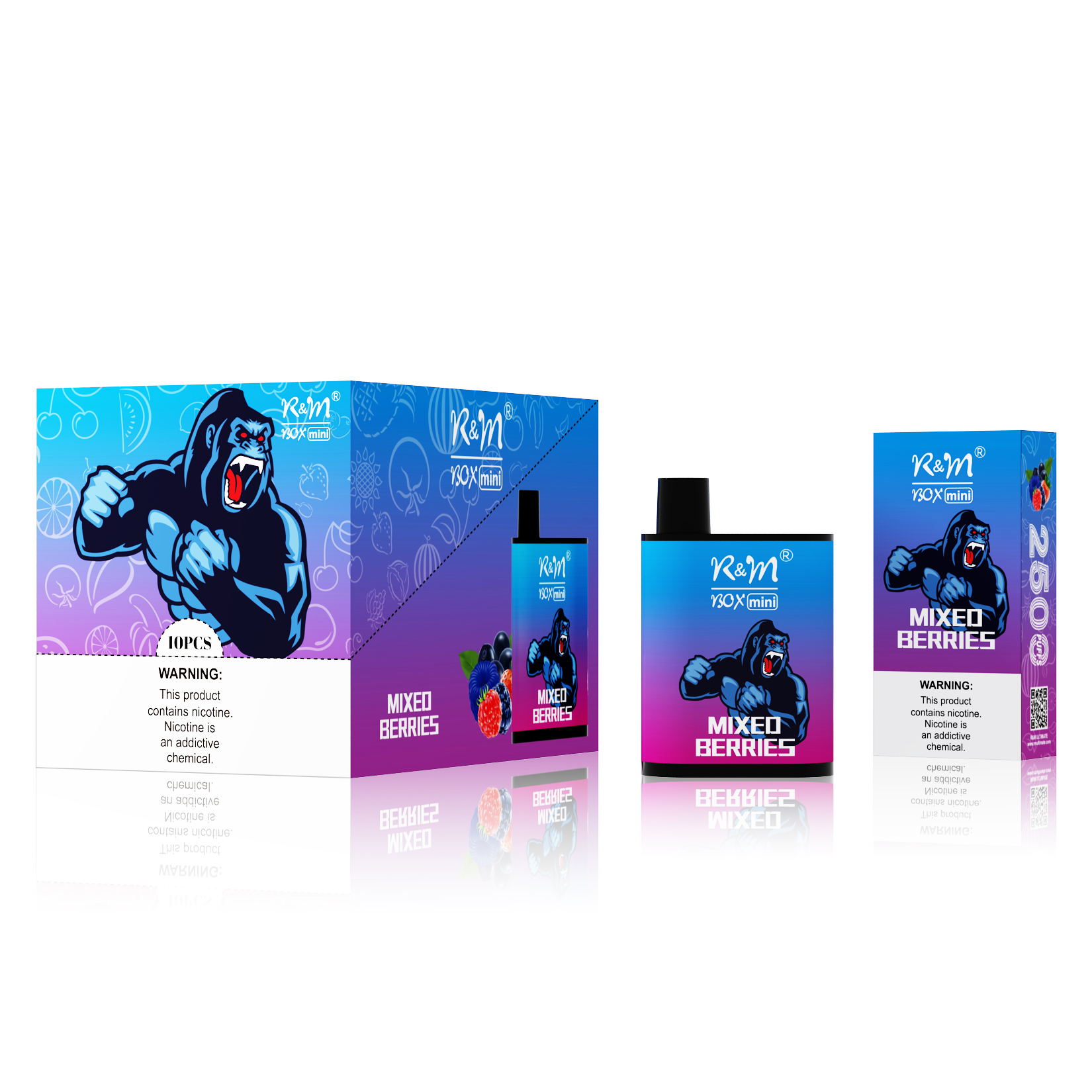 R&M Box Mini Gummy Bear | 3% de nicotine | Fabricant de vape jetable