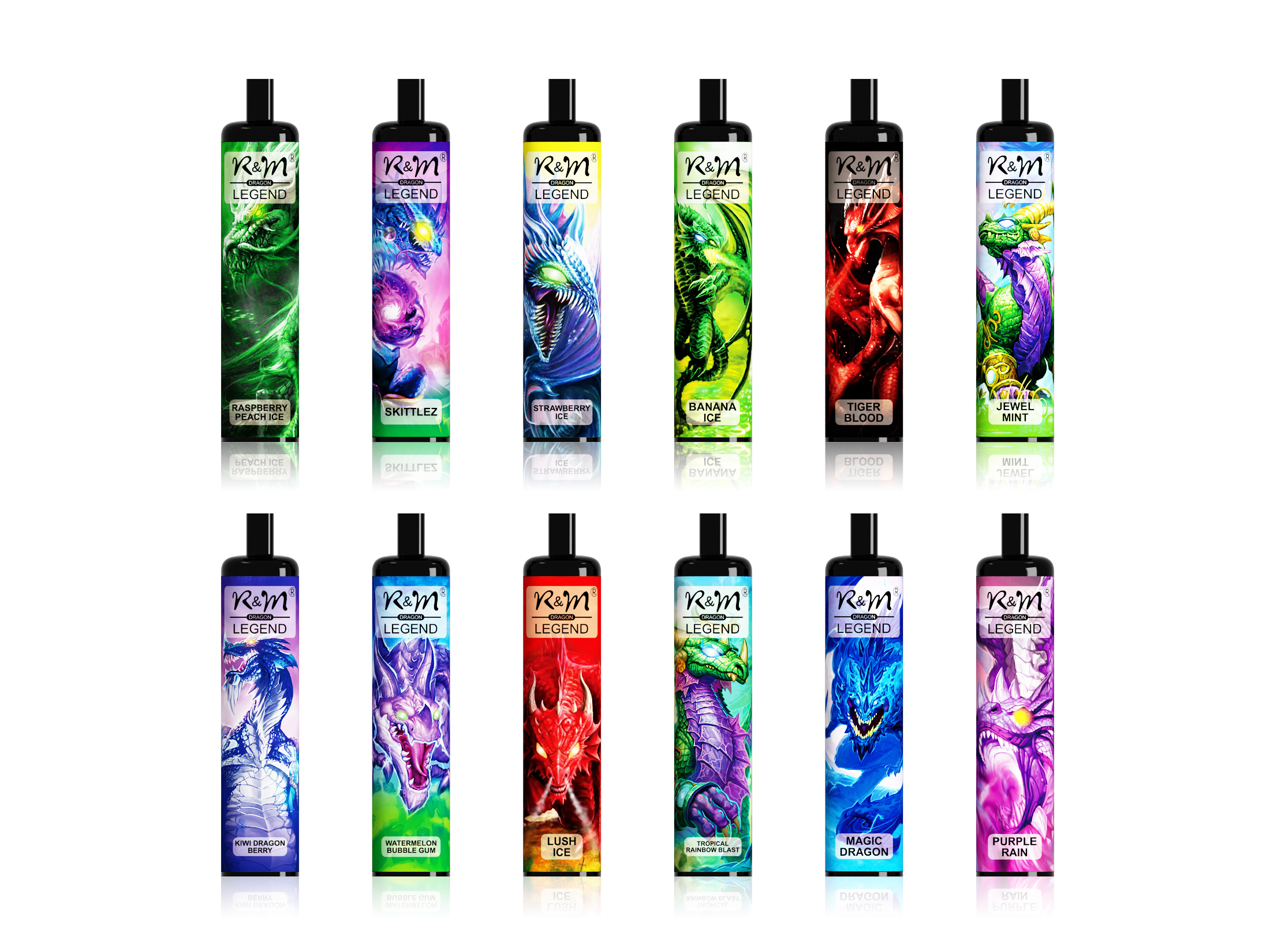 R&M Legend Dragon Skittlez Disposable Vape Fabricant | Flum Float
