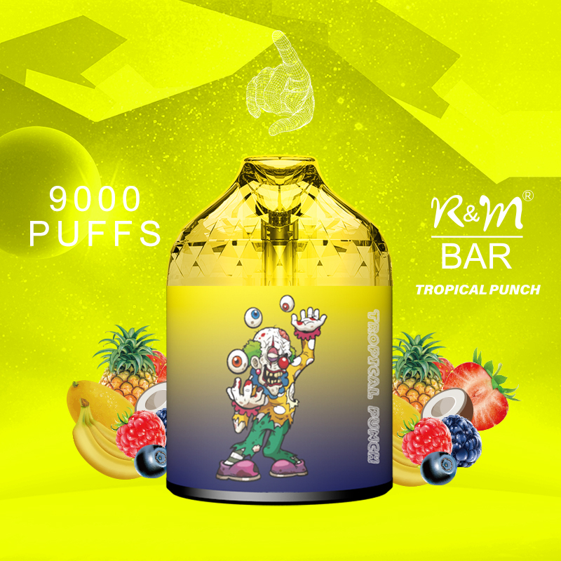 R&M BAR Canada 9000 Puffs Saveur Vape jetable | Dispositif de vapotage rechargeable