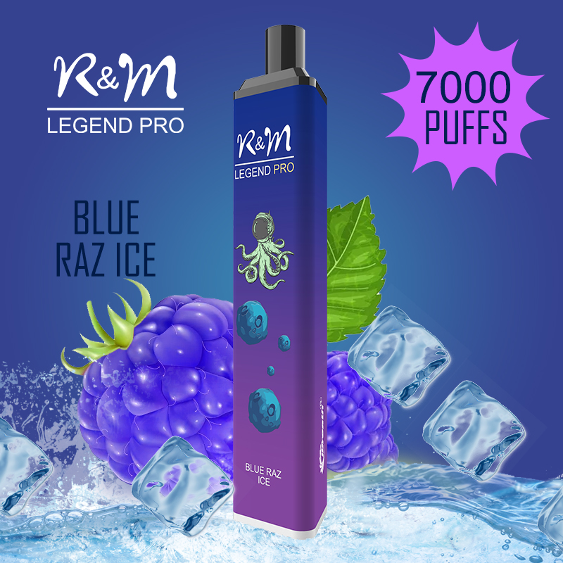 R&M Legend Pro China Original 7000 Puffs recharge la vape jetable 