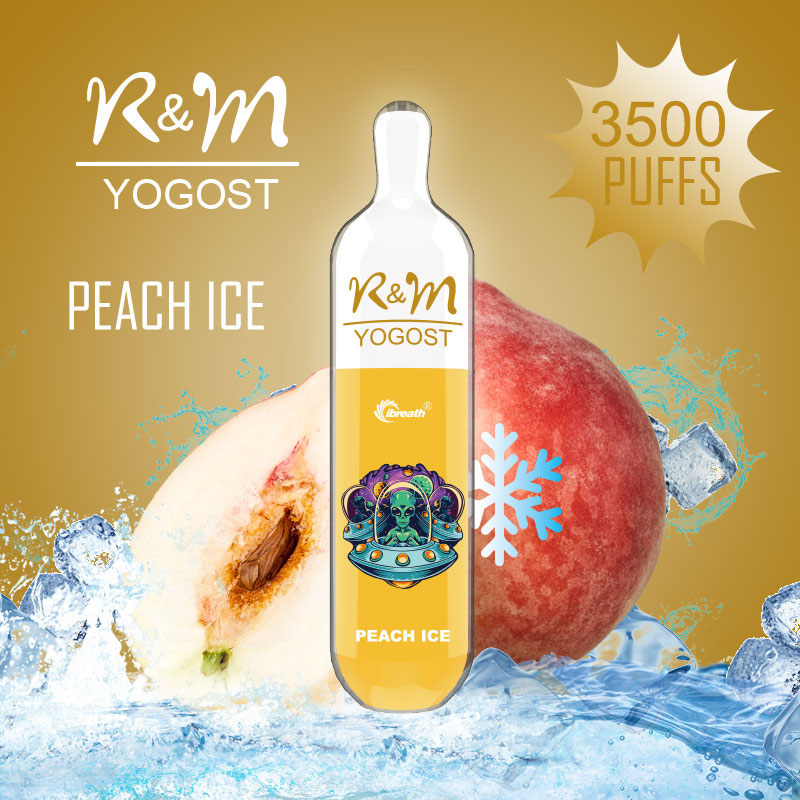 R&M YOGOST 8 ml E-liquide Morty Style Vape jetable Pina Colada/R&M Switch Pape
