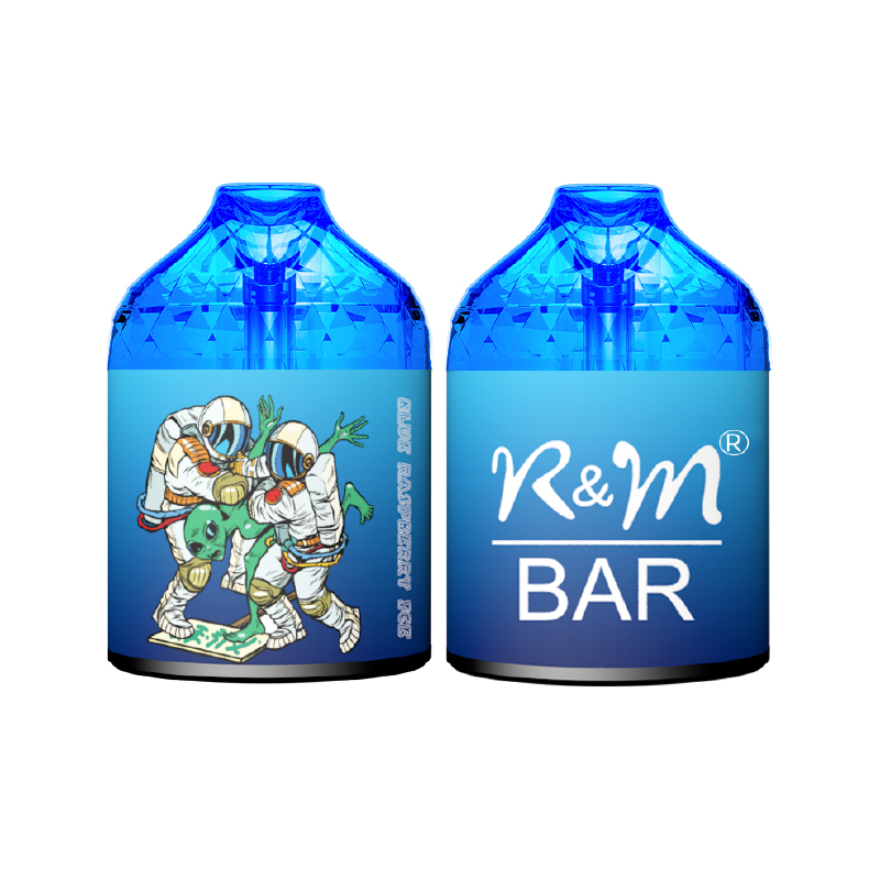 China Custom Logo 9000puffs Rechargeable RVB Light R&M Bar 16 saveurs 15 ml E Liquide Disposable Vape Elf Bar Flum Bar Box Vape 