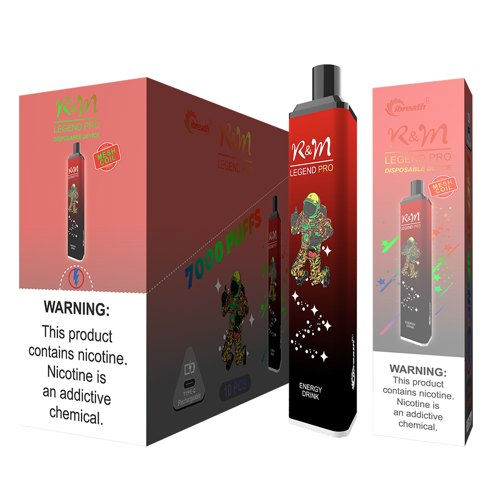 R&M Legend Pro Cotton Candy | 7000 Puffs Vape Distributeur | Fabricant