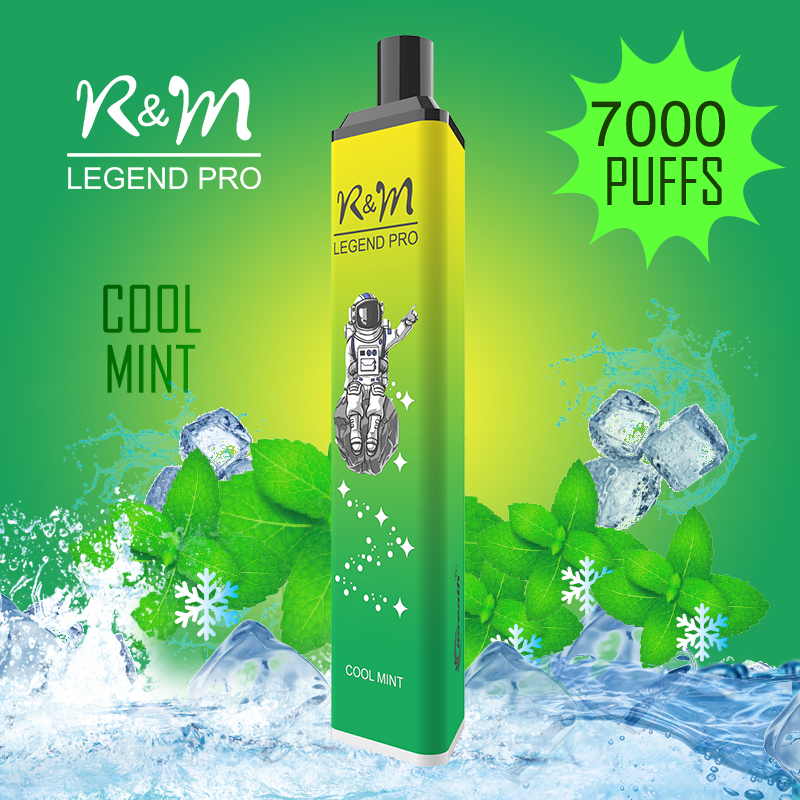 R&M Legend Pro China Original 5% Salt Nicotine 7000 Puffs Vape jetable