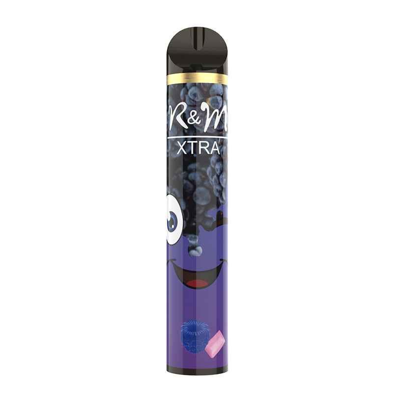 R & M XTRA 1600 Puffs 6% Dispositif jetable de Vape Nicotine | Gomme de cépages