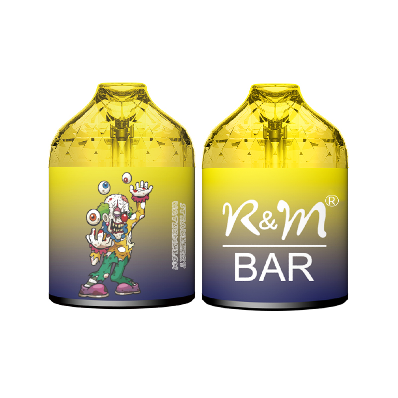 9000puffs R&M Bar à huile bobine séparée en filet séparé préfabillé 15 ml ejuice jetable vape rechargeable elf elux hqd bar vape 