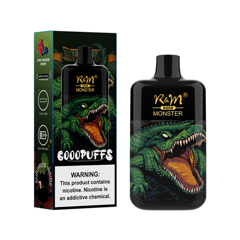 USA UK Factory Wholesale OEM Smoke Vape Pod Pod Disposable Elf Bar Ultra R&M Monster 6000 Puffs Mesh Boby Electronic Cigarette