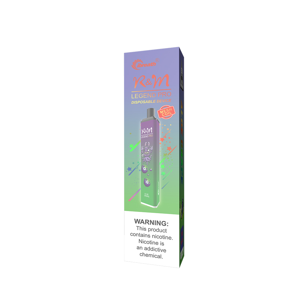 R&M Legend Pro China Original 5% Salt Nicotine 7000 Puffs Vape jetable