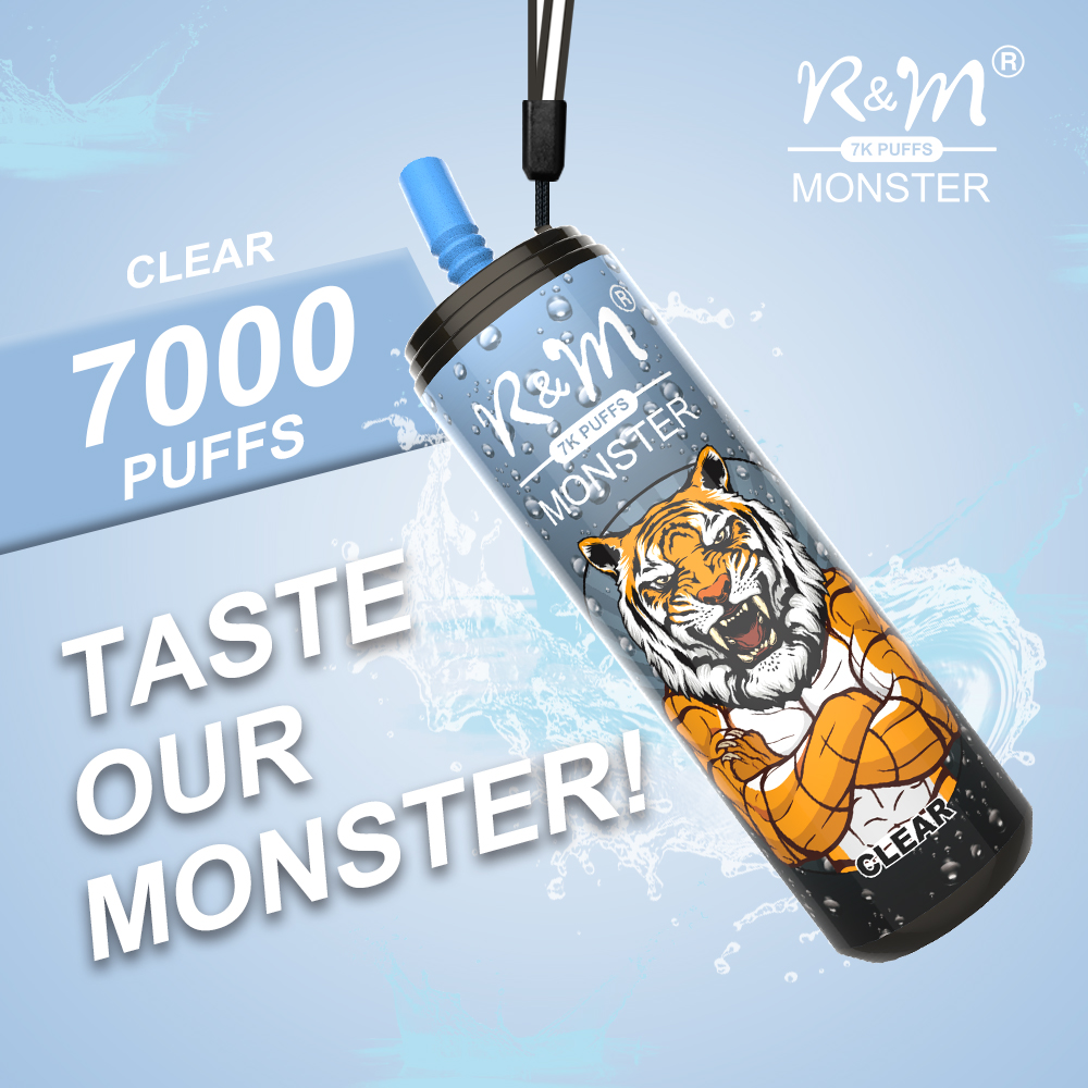 R&M MONSTER Canada Importation de débit d'air réglable Personnaliser la vape jetable de marque