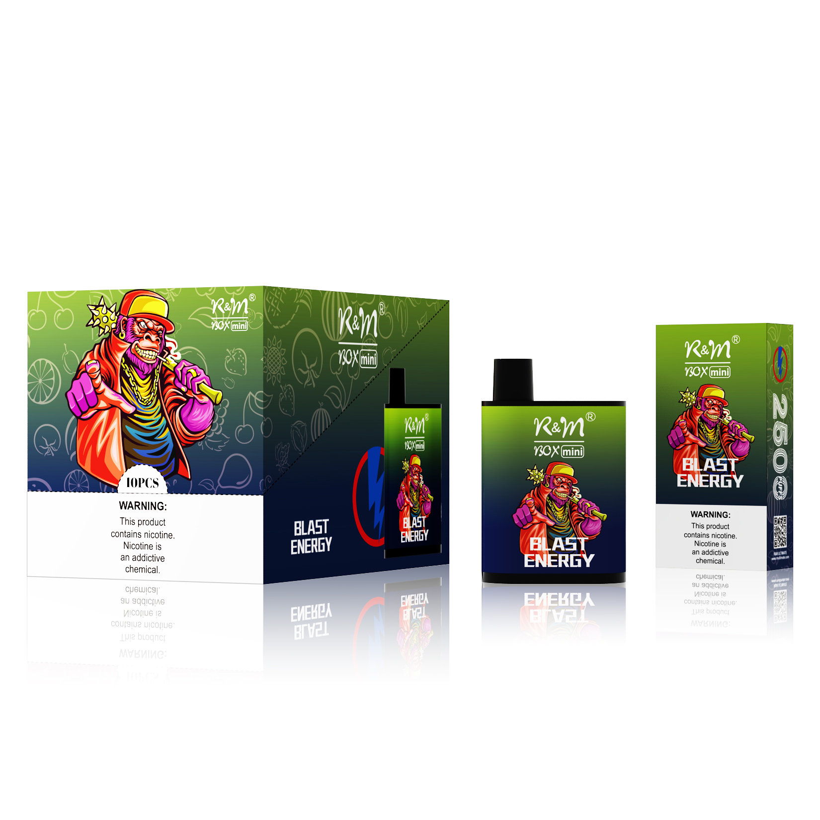 Glace aux myrtilles | 7 ml de recharge | Vape jetable en gros