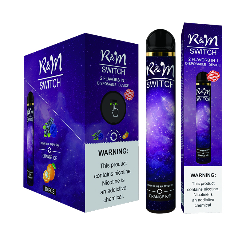 Distributeur de vape jetable R&M SWITCH Double Flavors|Fabricants|Grossiste